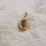 pendentif souvenir resine poils chien chat