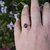 bague or lamine gold filled oeillet rose amour maternel