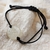 bracelet homme poils chien decede blanc argent 925