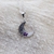 Pendentif lune pose poils de chien souvenirs