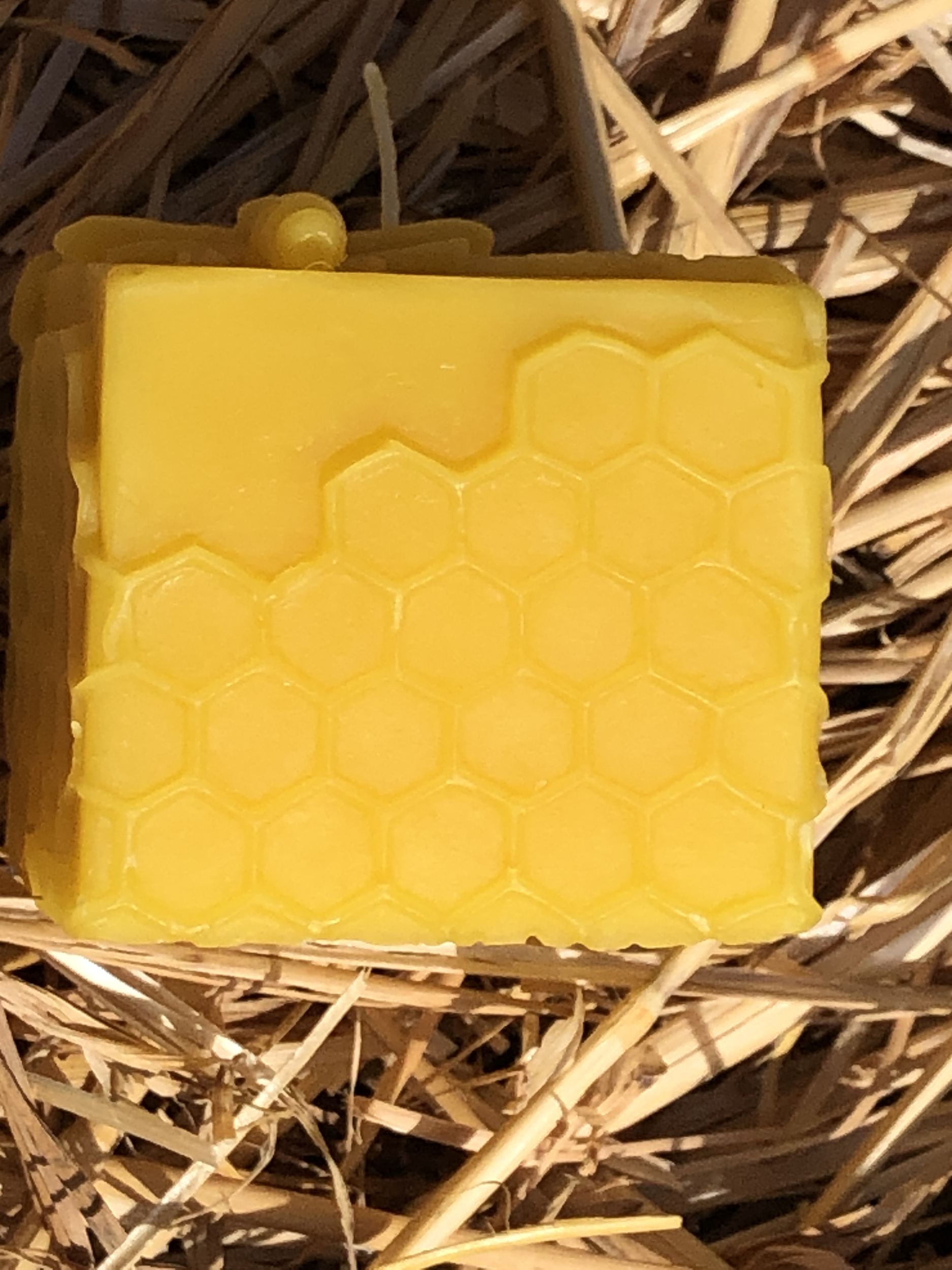Bougies cubique en cire d’abeille naturelle