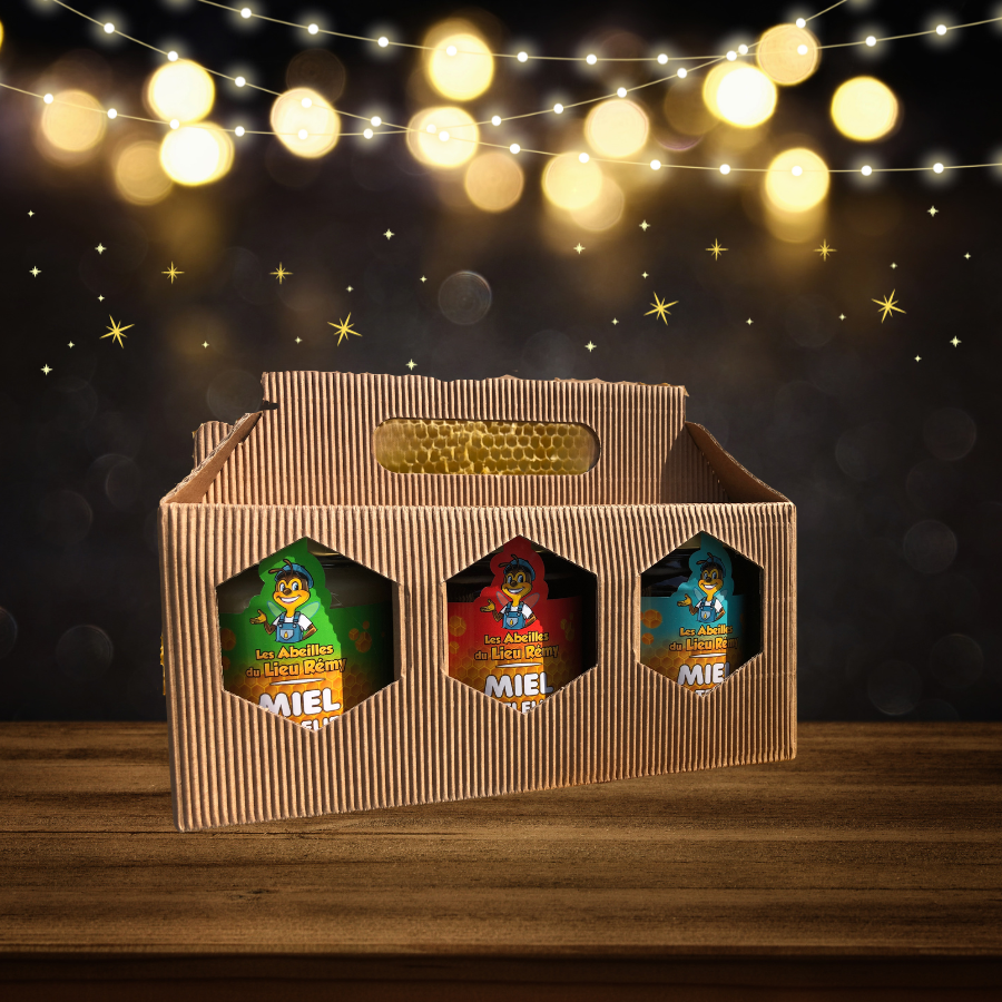 Coffret trois pots de 250 g