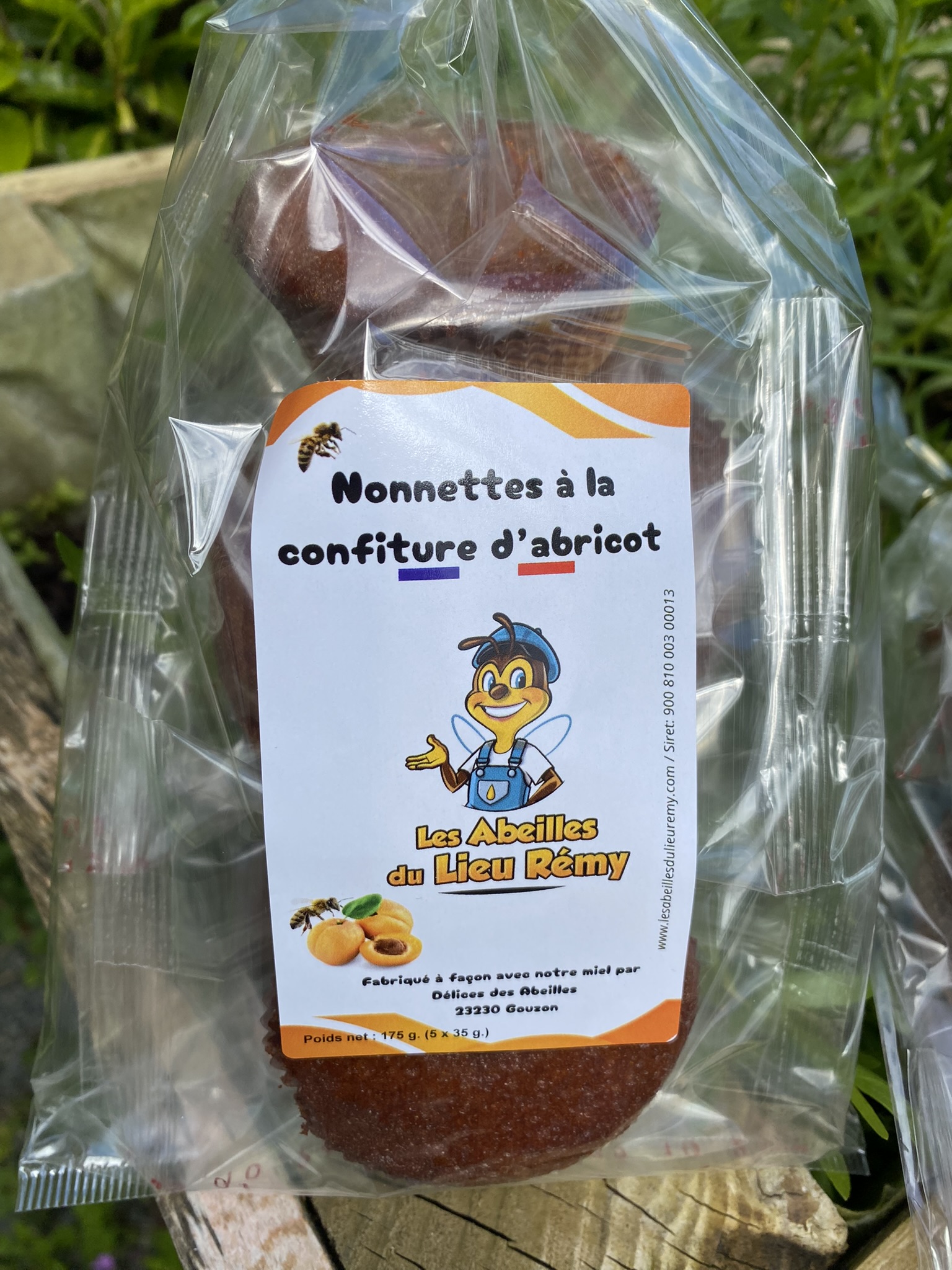 Nonnettes à la Confiture d\'Abricot - Sachet de 5 Nonnettes