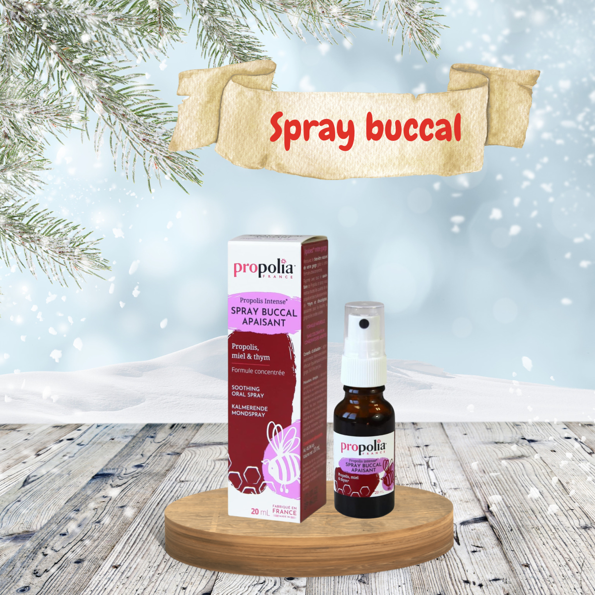Spray buccal propolia