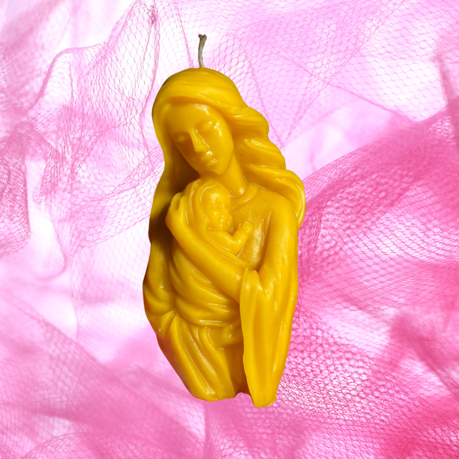 Bougie Vierge et l’enfant
