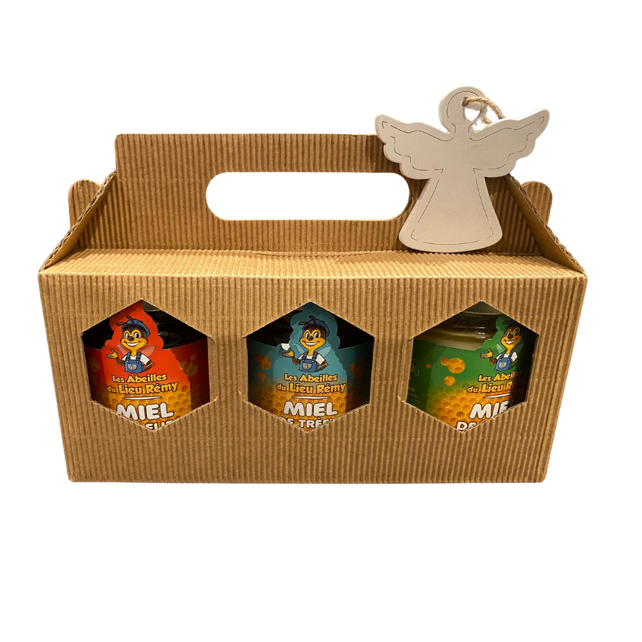 COFRRET 3 MIELS 250G