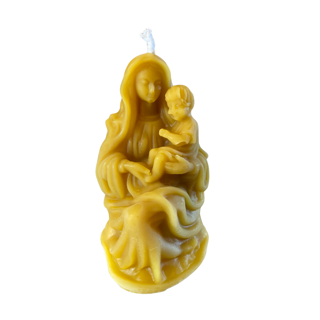 Bougie Vierge en cire d’abeille