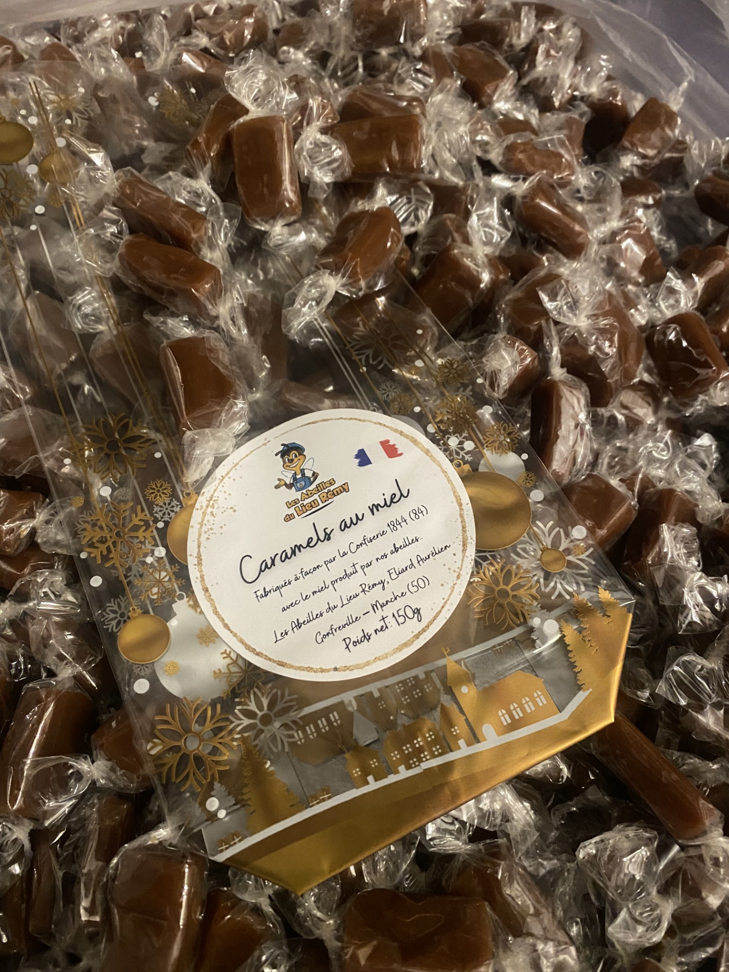Caramels tendres au miel