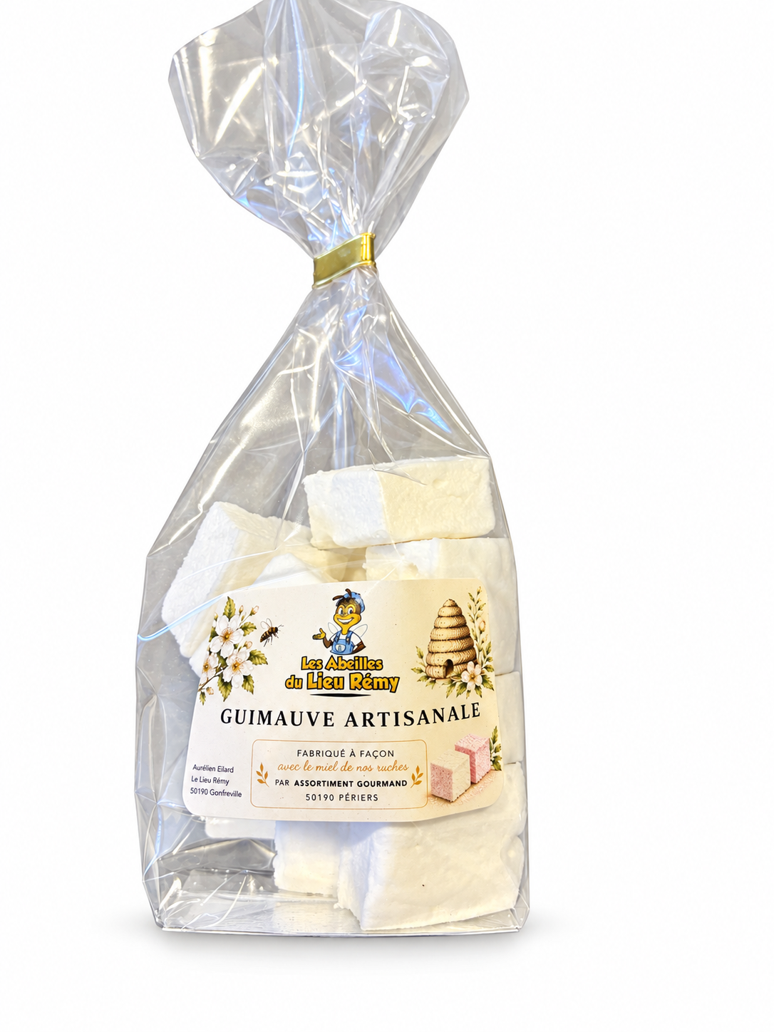 Guimauves artisanales au miel – 50 g