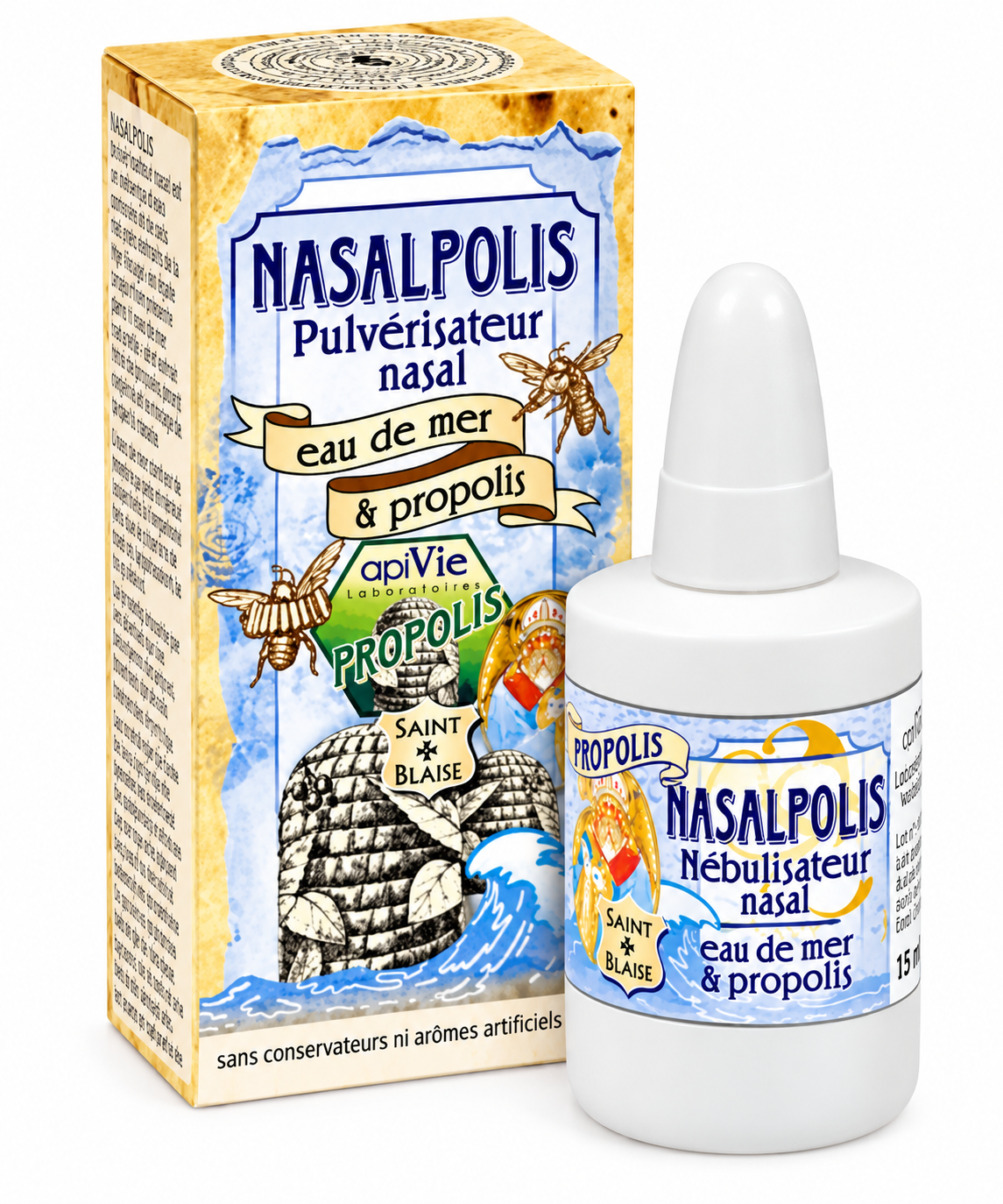 Nasalpolis Apivie, flacon et boîte