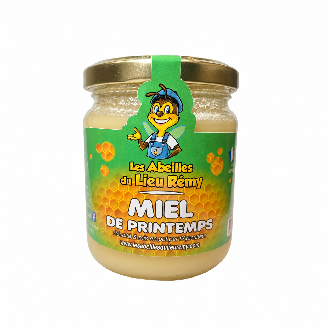 Pot de miel de printemps du Cotentin 250 g — Les Abeilles du Lieu Rémy