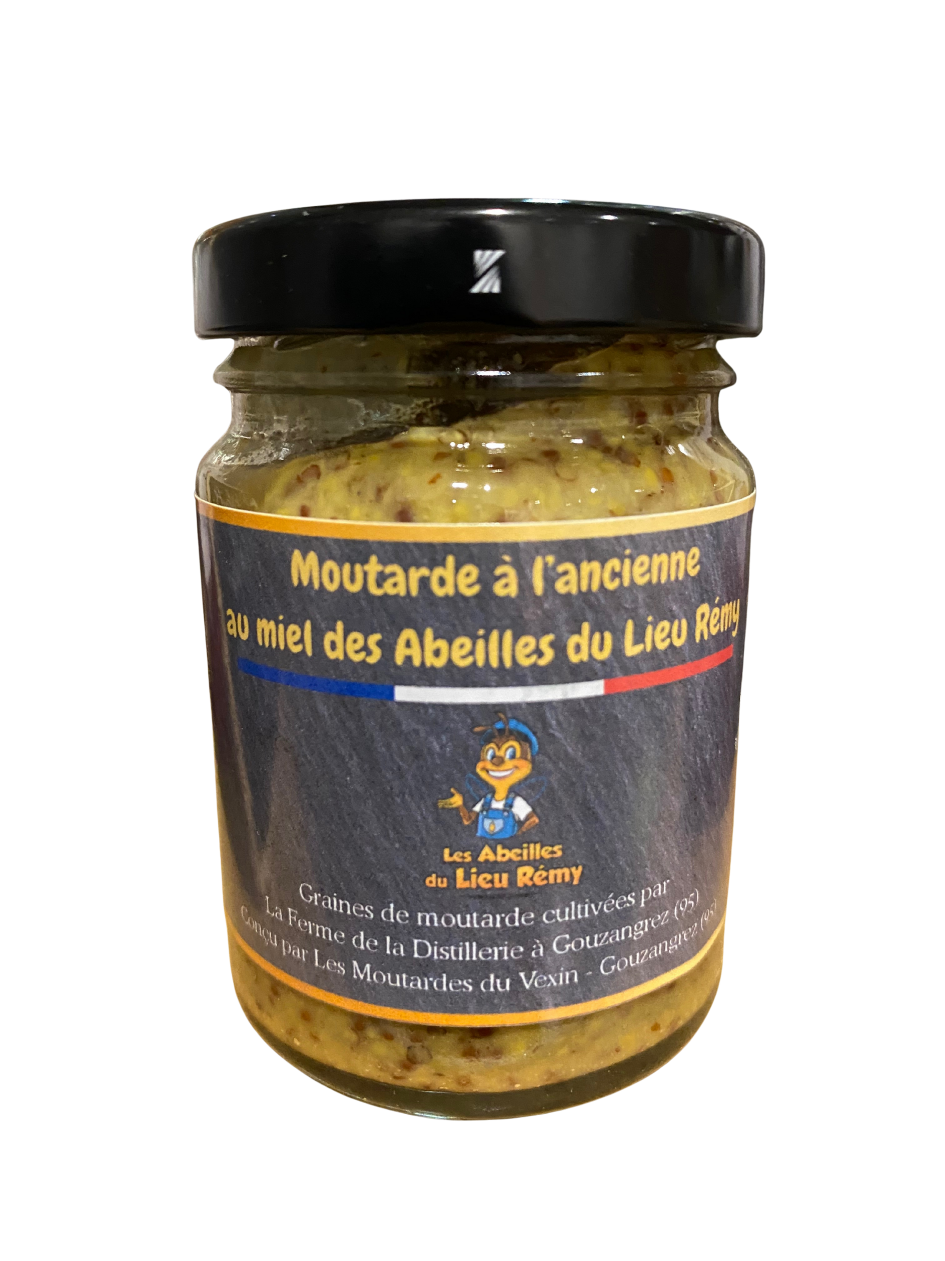 Moutarde à l’ancienne au miel, ingrédient de la vinaigrette