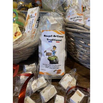 Sachet de nougat les abeilles du lieu Rémy