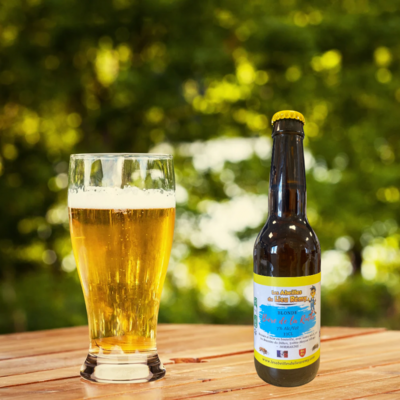 Bière blonde les abeilles du lieu Rémy