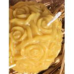 Bougies forme de rose en cire d’abeille naturelle