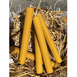 Bougies roulée, 26 cm en cire d’abeille naturelle