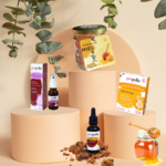 Présentation de produits de la ruche