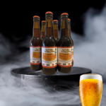 Bière ambrée les abeilles du lieu Rémy
