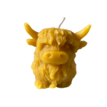BOUGIE VACHE DE FACE LES ABEILLES DU LIEU REMY
