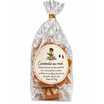 Sachet de caramels tendres au miel des Abeilles du Lieu Rémy, 150 g