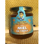 Miel de trèfle, les abeilles du lieu, Remy, 250 g