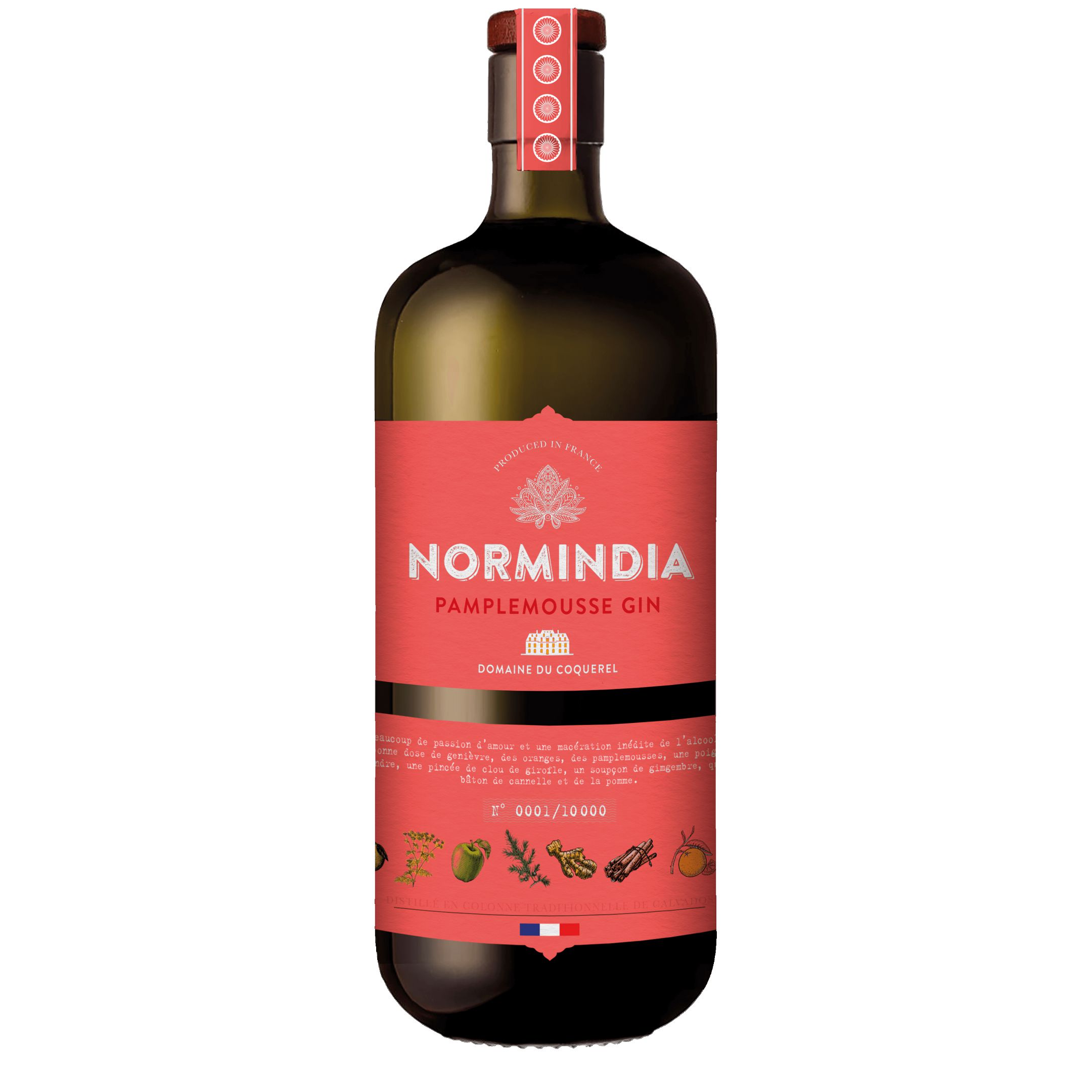 Gin Normindia Pamplemousse - Domaine du Coquerel