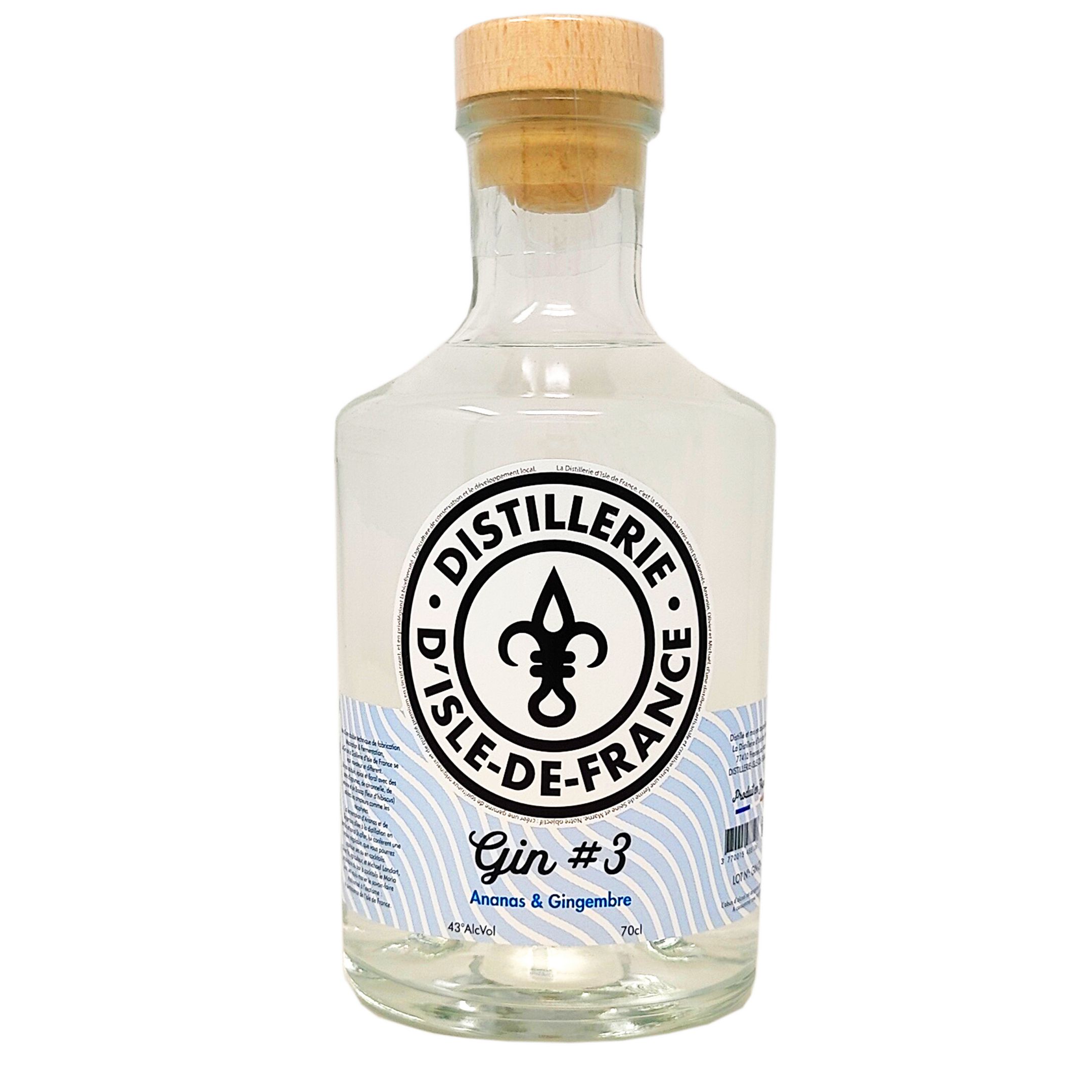 Gin #3 - Ananas & Gingembre - Distillerie d’Isle de France