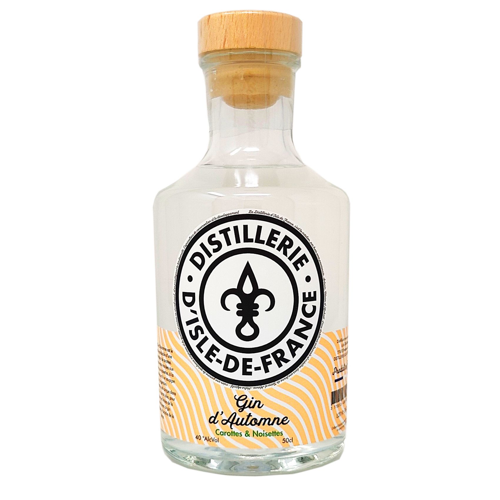 Gin d'Automne Carottes &amp; Noisettes - Distillerie d'Isle de France