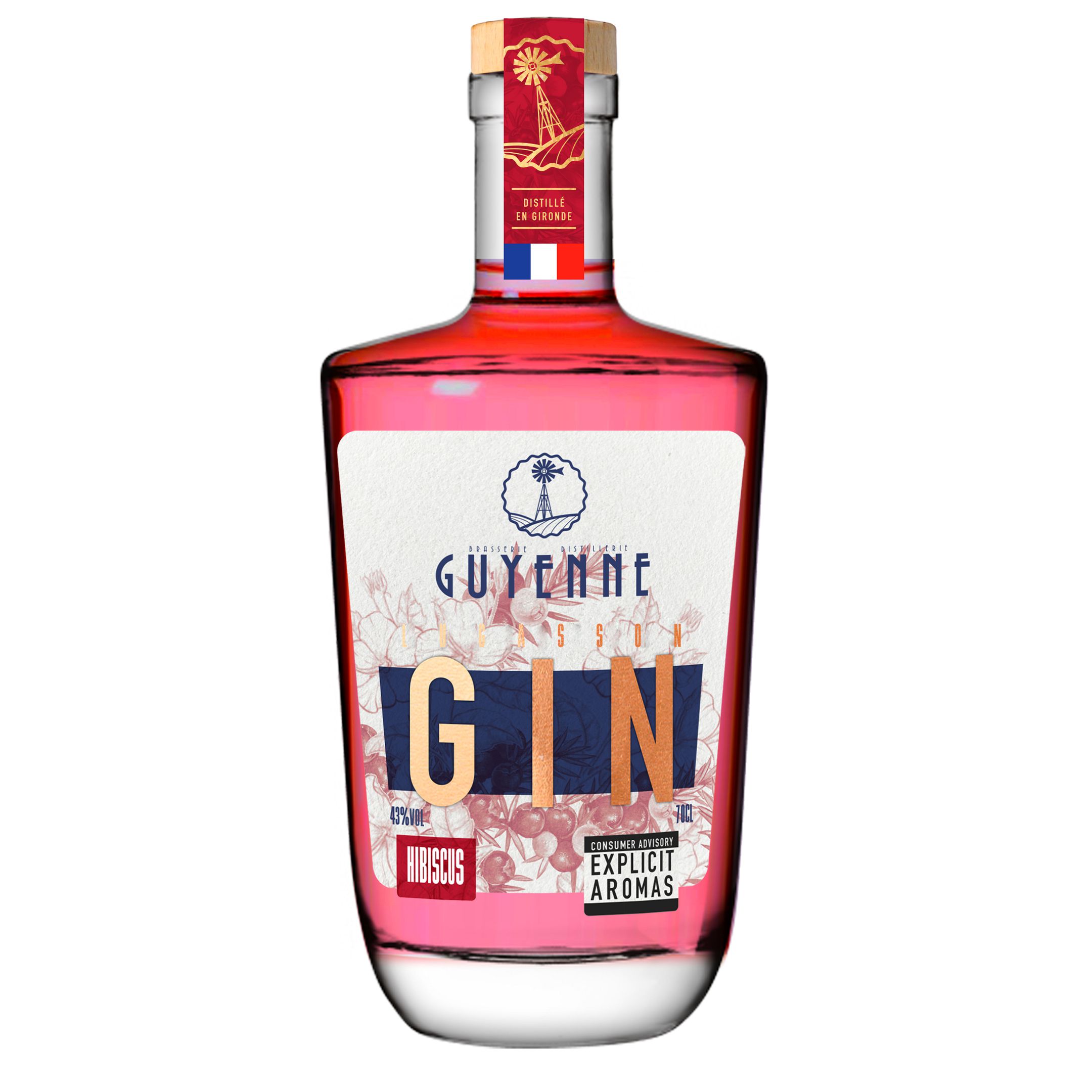 Gin Hibiscus – Distillerie Guyenne