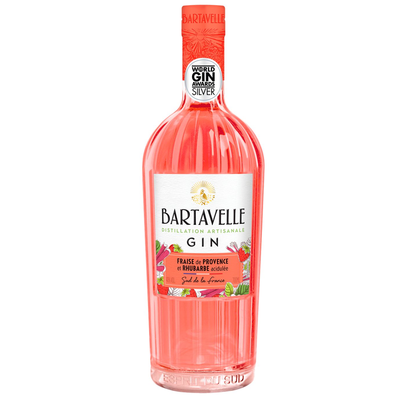 Gin Bartavelle - Fraise & Rhubarbe