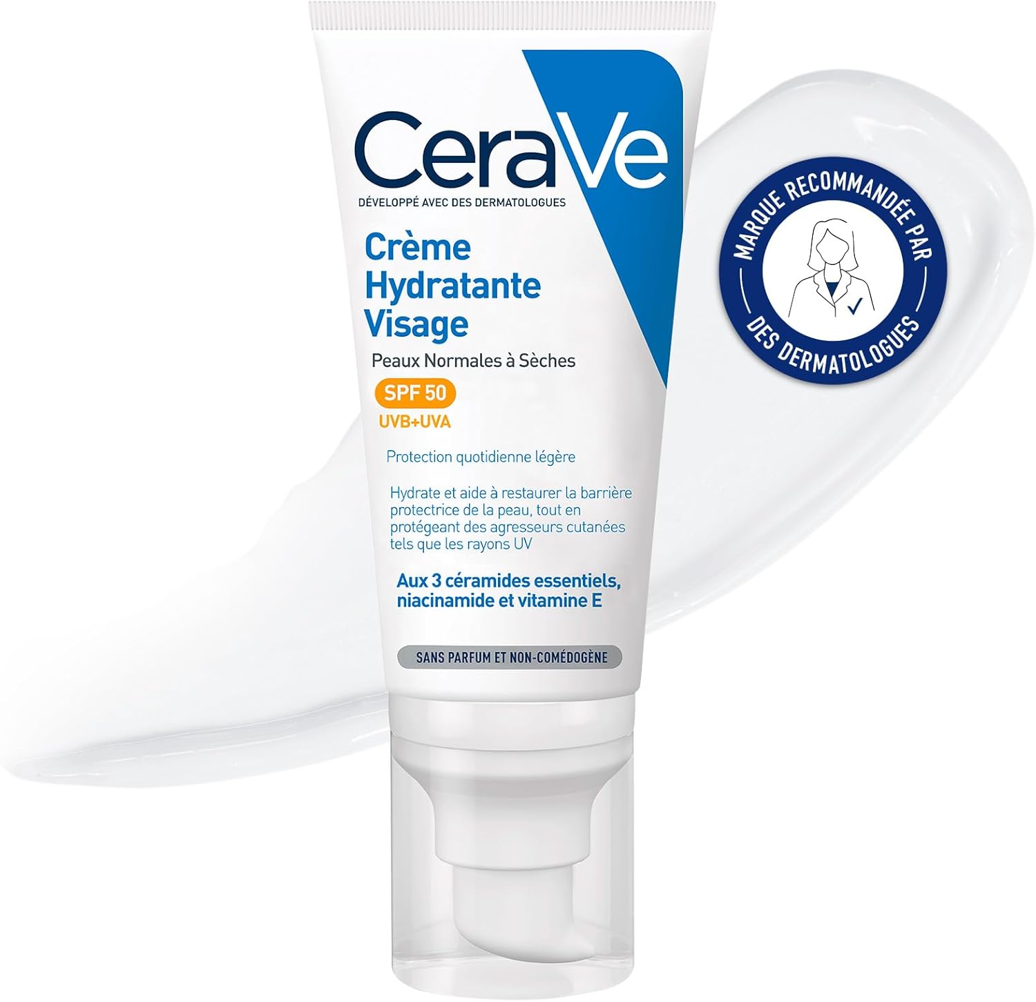 Crème hydratante visage SPF50 1