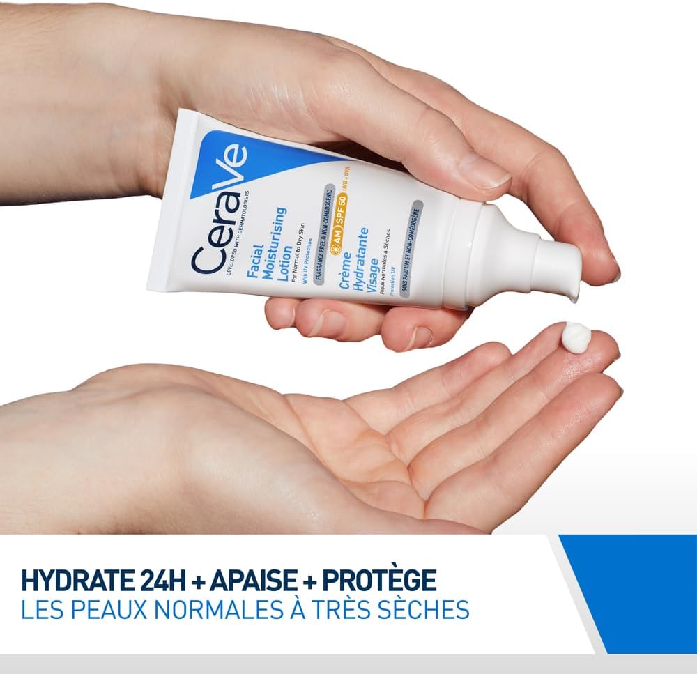 Crème hydratante visage SPF50 4
