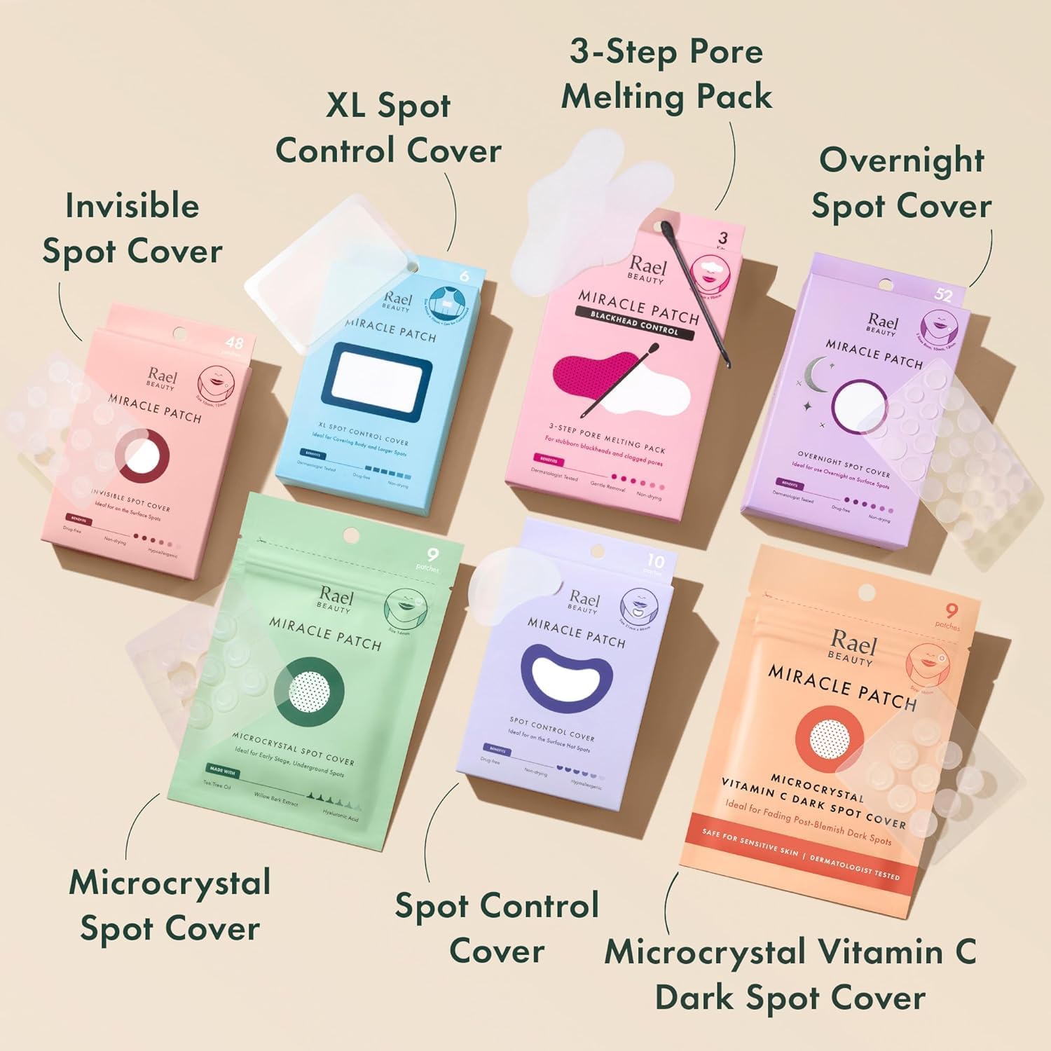 RAEL PATCH ANTI BOUTON MICROCRYSTAL 8