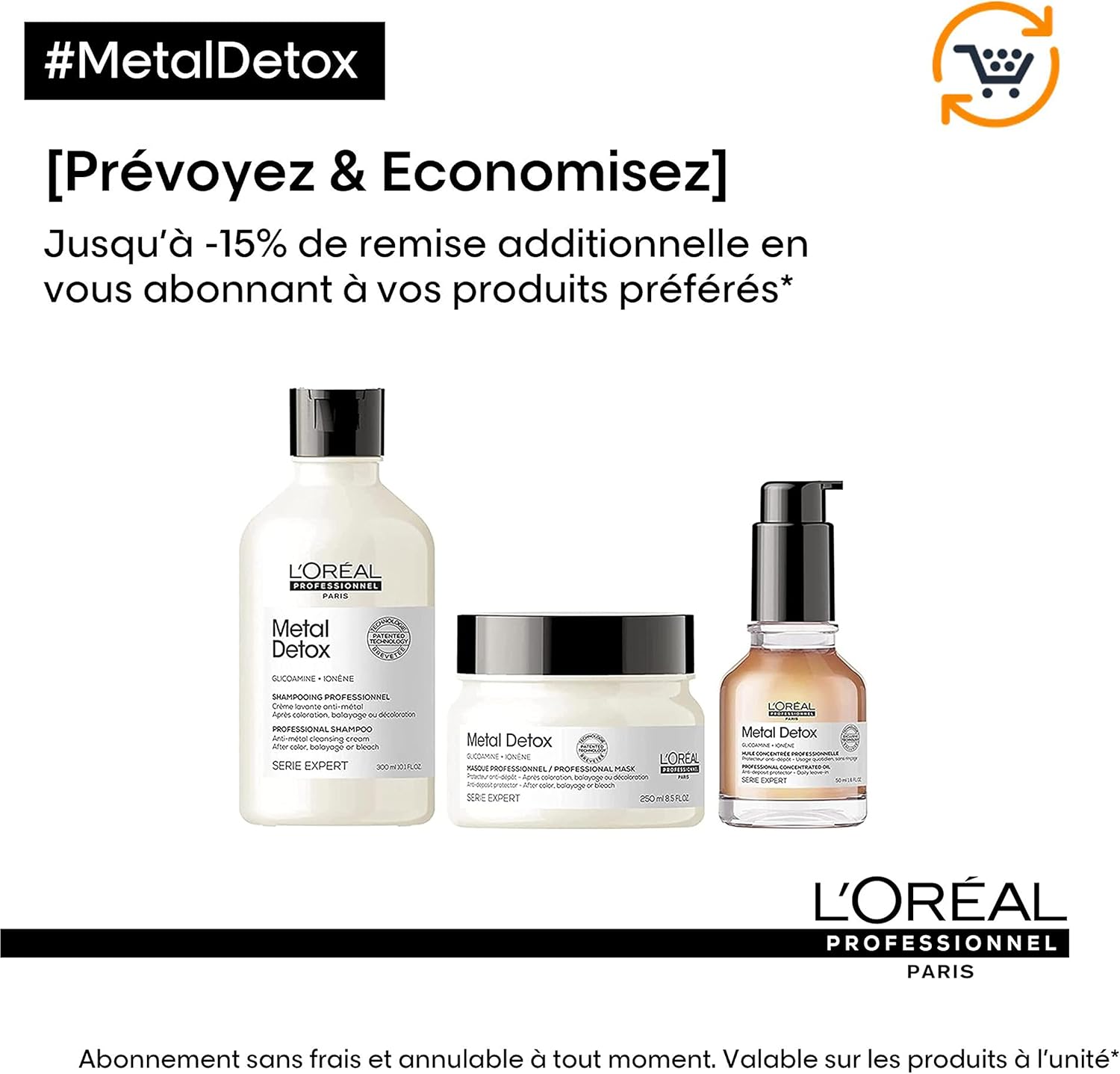LORÉAL METAL DETOX SHAMPOING 8