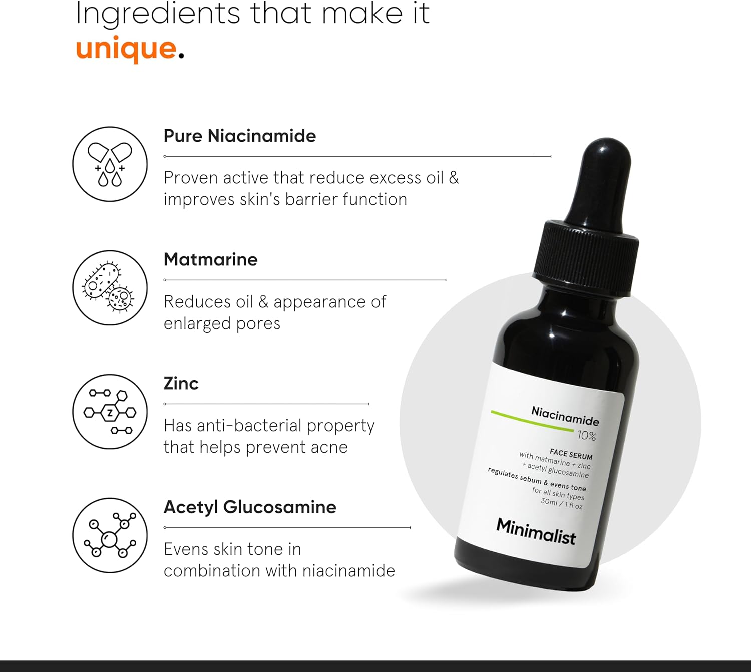 Sérum Niacinamide Minimalist 4