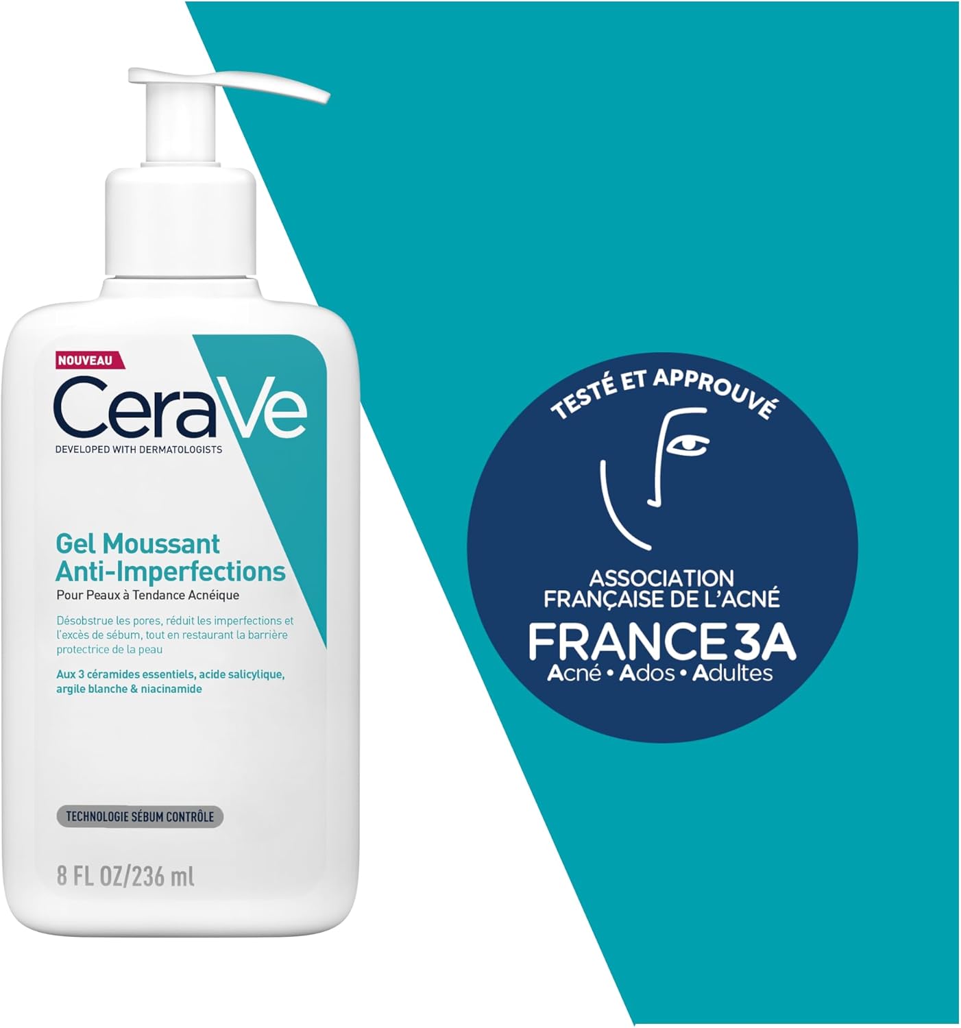 Gel Moussant Anti-Imperfections CeraVe 4