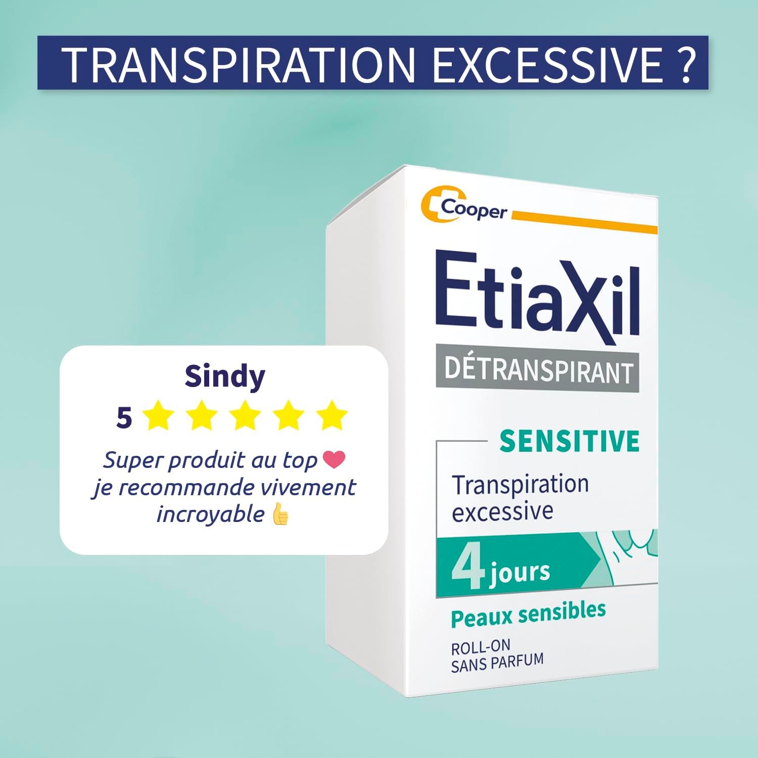 Etiaxil transpiration excessive 9
