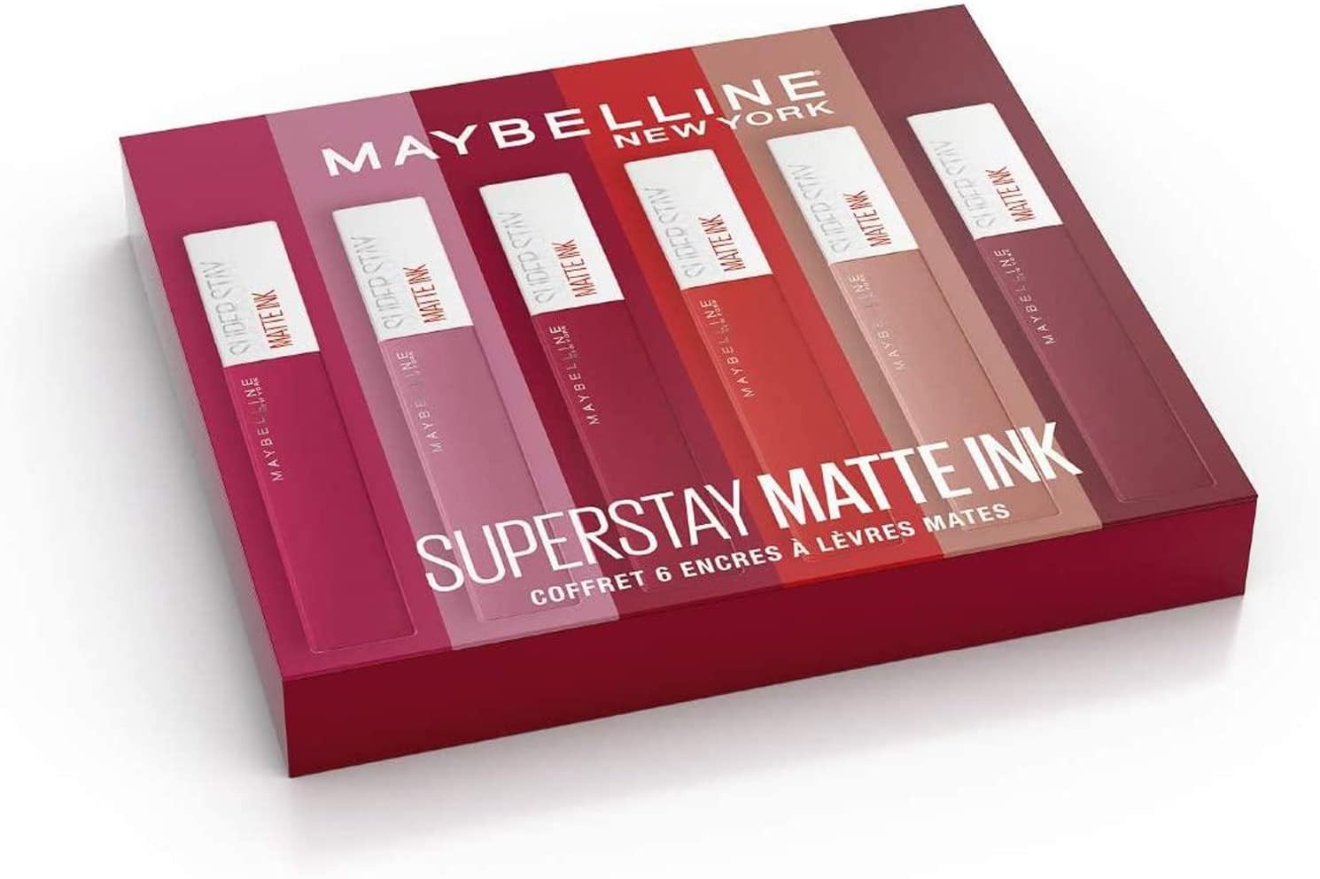 COFFRET 6 ROUGES À LÈVRES SUPERSTAY MATTE INK MAYBELLINE 1