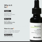 Sérum Niacinamide Minimalist 3