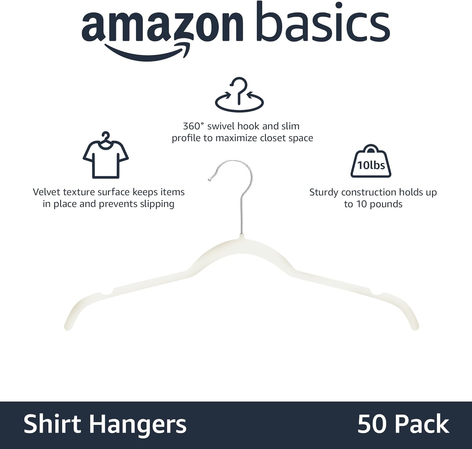 Amazon Basics Cintres Velours 2