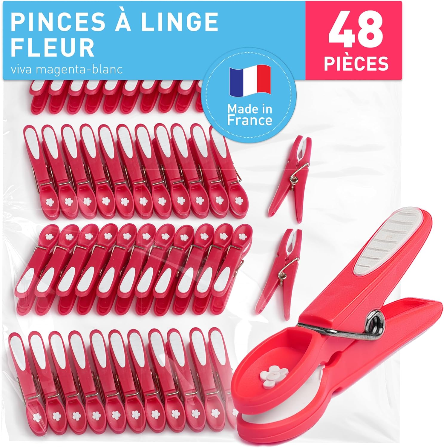 Culiclean Pinces à Linge Fleur 1