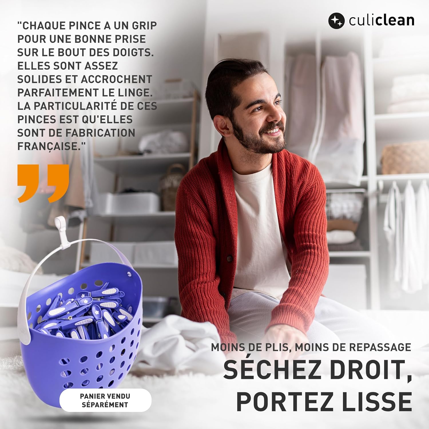 Culiclean Pinces à Linge Fleur 4