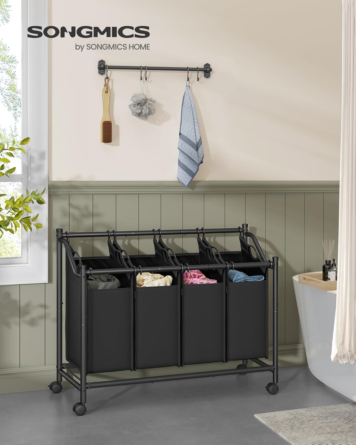 SONGMICS Chariot à Linge 3