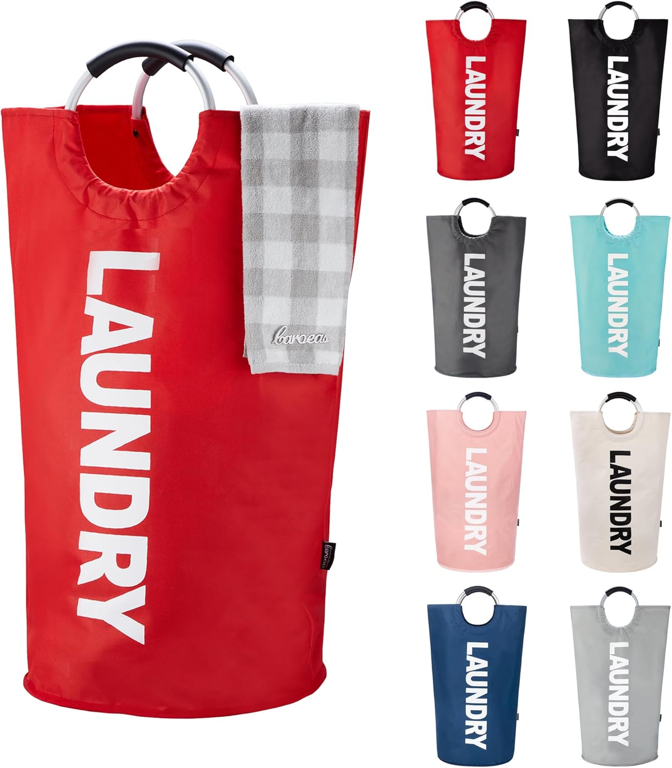 Caroeas Panier à Linge Pliable 90L 1