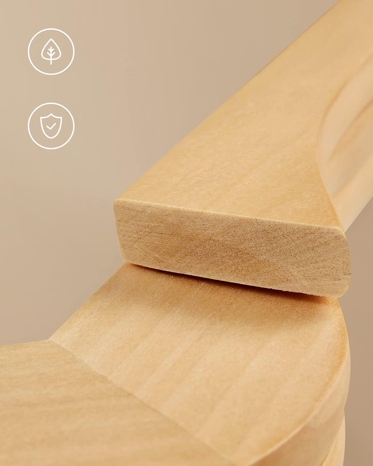 SONGMICS Cintres en Bois dÉrable 4