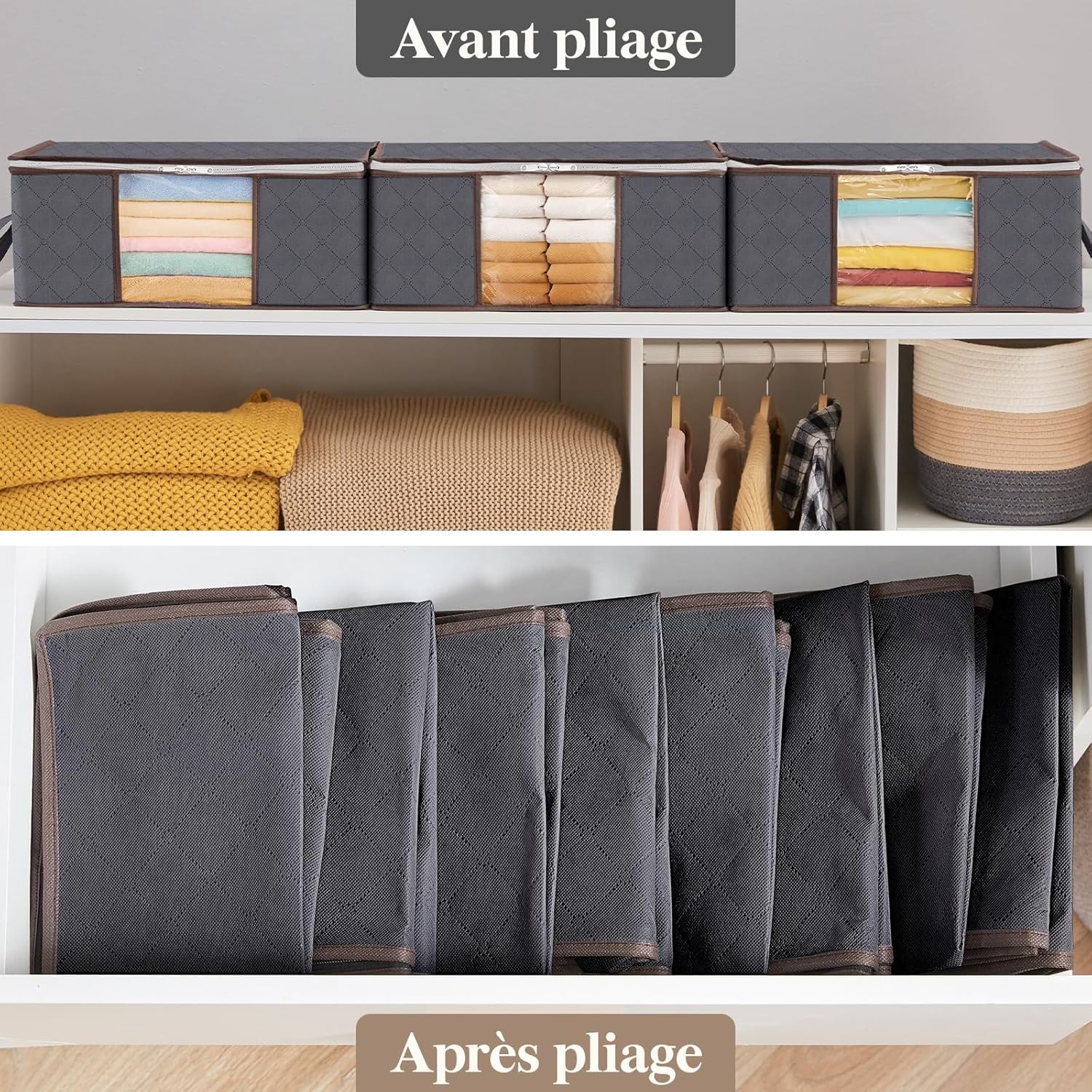 Lifewit sac de rangement vêtement 6