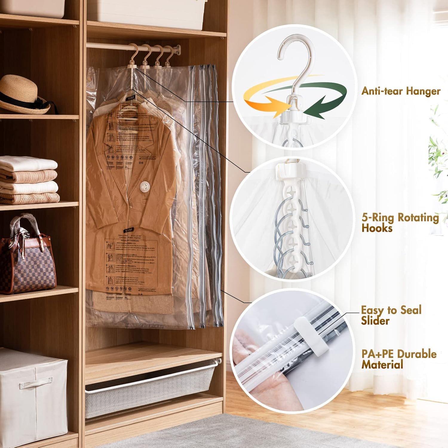 sac de rangement sous vide suspendu 5