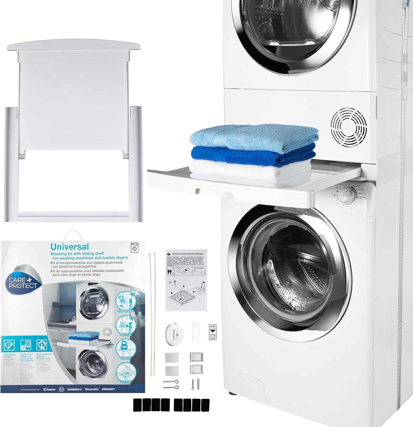 kit de superposition lave-linge sèche-linge 1