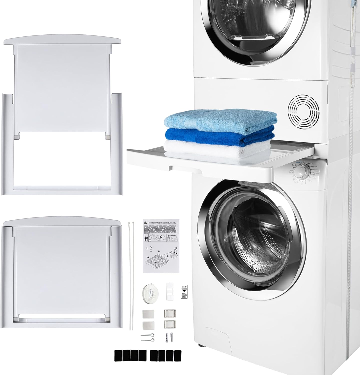 kit de superposition lave-linge sèche-linge 2