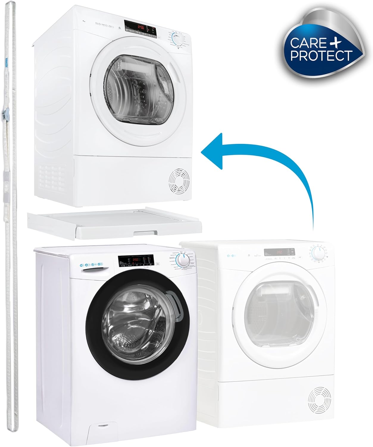 kit de superposition lave-linge sèche-linge 5